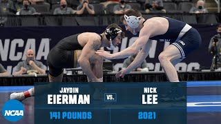 Jaydin Eierman vs Nick Lee 2021 NCAA Title 141 lbs [upl. by Edgerton]