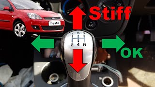 Ford Fiesta mk6 Stiff Gear Change  💯 BEST Repair Tutorial on Youtube [upl. by Eetnod632]