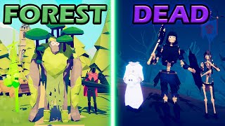 GREAT FOREST vs DEAD SPOOKIFIELD  Totally Accurate Battle Simulator  TABS [upl. by Ahset]