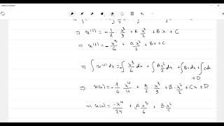 1d Biharmonic equation example [upl. by Atinrahc]