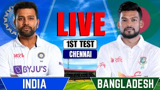 India vs Bangladesh 1st Test  India vs Bangladesh Live Match  IND vs BAN Live  Session 2 [upl. by Holzman546]