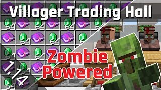 Villager Trading Hall Tutorial with Zombie Discounts  Minecraft 114115 Java Edition [upl. by Ellekcim821]