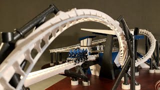 3D Printed Launch Roller Coaster [upl. by Karlotte]