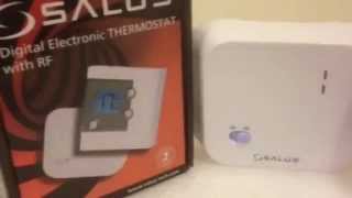 Salus Digital Electronic Wireless Thermostat with RF  RT300RF [upl. by Maclean397]