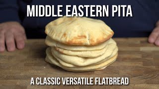 Middle Eastern Pita bread A classic versatile flatbread [upl. by Ardnuek]