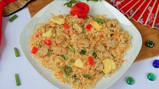 চাইনিজ চিকেন ভেজিটেবল ফ্রাইড রাইস  টিপস সহ  Chinese Chicken Fried Rice Bangla  Fried Rice [upl. by Otrebla]