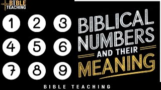 Spiritual Meaning of Numbers in The Bible  112 and 40 Bible Studies [upl. by Asusej]