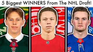 5 Biggest WINNERS From The 2020 NHL Draft Hockey Top Prospects LafreniereRossiRaymond Rankings [upl. by Eissert]