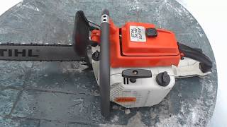 Stihl 041AV Super Electronic Rare Chainsaw Test Run [upl. by Dowell]