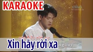 Xin Hãy Rời Xa Karaoke Tone Nam  Vũ Tuấn Đức  Asia Karaoke Beat Chuẩn [upl. by Jarlen]