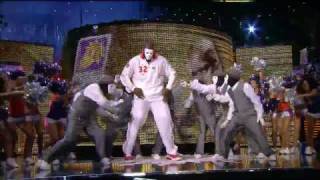 Shaq dances with Jabbawockeez at All Star [upl. by Nylynnej]