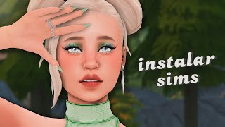 🍀 como instalar sims en los sims 4  los sims 4 tutorial [upl. by Otcefrep]