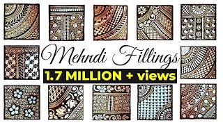 Mehndi for Beginners  Basic Mehndi Filling Patterns  Mehndi Tutorials  Letstute [upl. by Maiocco]