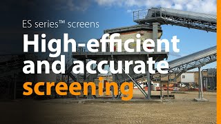 Metso ES Series™ horizontal screens [upl. by Gautea]