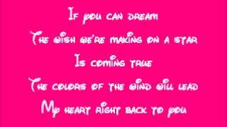 Disney PrincessIf You Can Dream Lyrics [upl. by Cy]