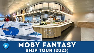 Moby Fantasy ship tour Scopri gli interni gemello del Moby Legacy [upl. by Aleet]