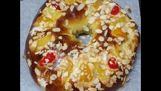 Roscón de reyes  receta fácil [upl. by Gloriane714]