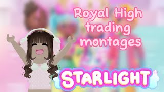 Royal high trading montages but im trying to get the starlight set [upl. by Gershon994]