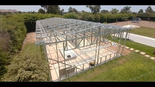 Cómo hacer TIJERALES a dos AGUAS para CASA de DRYWALL PASO A PASO  Instalación Techo  VIDEO 2 [upl. by Asquith492]