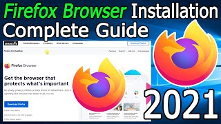 How to Download and Install Firefox Mozilla Browser on Windows 10  2021 Update  Complete Guide [upl. by Koy]