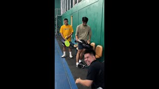 BADMINTON PRANK [upl. by Ramedlav30]