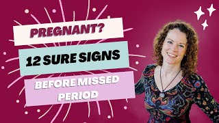 12 pregnancy symptoms before a missed period [upl. by Llennyl112]