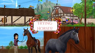 AYUMI  TRYING HORSES  SSO RRP  AO X ICON ACADEMY [upl. by Herby]