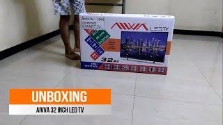 Unboxing Aivva Android smart LED TV32 inch [upl. by Sanfourd]