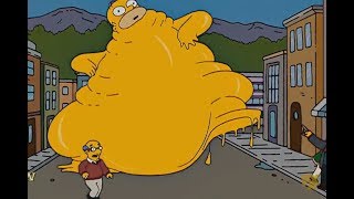 The Simpsons  Homer Obesity Eats Everything [upl. by Athiste]