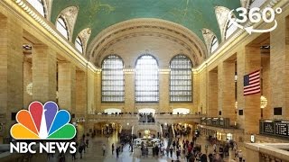 Hidden Secrets Of New York’s Grand Central Terminal  360 Video  NBC News [upl. by Nnaylrebmik569]