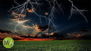 ⛈ Heavy Thunderstorm Sounds for Sleeping to Howling Wind Rain Sounds for Relaxation [upl. by Eipper521]