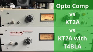 Audioscape Opto Comp vs KT2A vs KT2A with T4BLA mod on a vocal [upl. by Wendel]