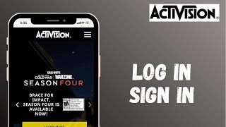 How to Login to your Activision Account  Log in  Activision  Call of Duty Account 2021 [upl. by Araldo]