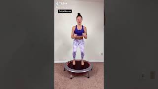 Trampoline Workout  Mini Trampoline  Rebounding for Beginners  The Pro Cheerleader [upl. by Eva]