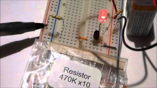 NPN 2N2222 transistor component as switch circuit with schematic tutorial 2N2222A [upl. by Evita349]