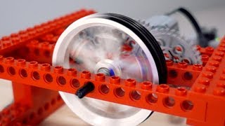 Spinning a Lego Wheel FASTER [upl. by Viridissa]