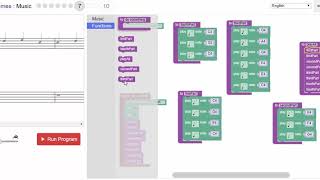 Blockly Games  music  Level 7 [upl. by Gussi]