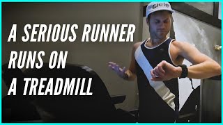 A Serious Runner Runs on a Treadmill [upl. by Pinzler]