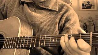 BLUE DEVILS FLOWERS Ragtime guitar lesson by Michel Lelong [upl. by Orman]