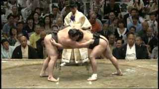 Hakuho vs Harumafuji [upl. by Notlil]