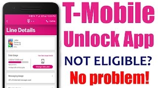 How to use TMobile Unlock App method for Samsung Galaxy S9 S8 S7 S6 Avant Core LG Leon [upl. by Schweitzer]