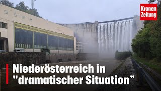 Niederösterreich in quotdramatischer Situationquot  kronetv NEWS [upl. by Eeralav]