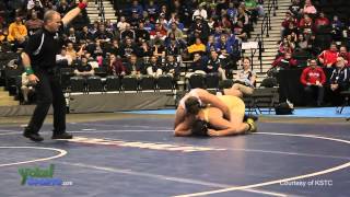 Austin Goergen vs Michael Kroells MSHSL Class AA 285 pound championship  March 3rd 2012 [upl. by Megargee]