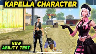 Kapella Character Ability After Update  Free Fire Kapella Character Ability Change Test amp Gameplay [upl. by Erlina244]