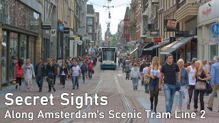 TRAVEL TIP Amsterdams Most Scenic Tram Line [upl. by Atirahc]