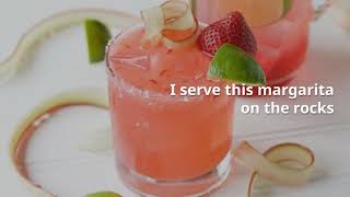 Strawberry Rhubarb Margarita Recipe [upl. by Eelarual]