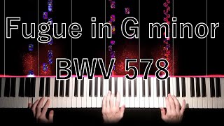 JSBach  Fugue in G minor 小フーガト短調 BWV578 [upl. by Neel]