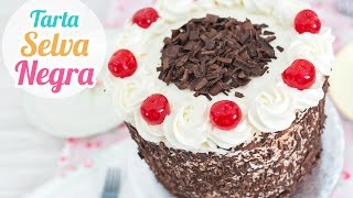 Tarta Selva Negra Black Forest Cake  Quiero Cupcakes [upl. by Maon]