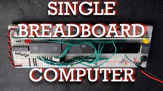 A 6502 Based Computer on a Single Breadboard [upl. by Atteras]