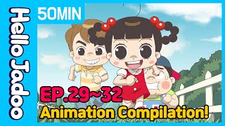 ENG Hello Jadoo Animation Compilation  EP29  32  Season2  hellojadooya [upl. by Ahsirtak]